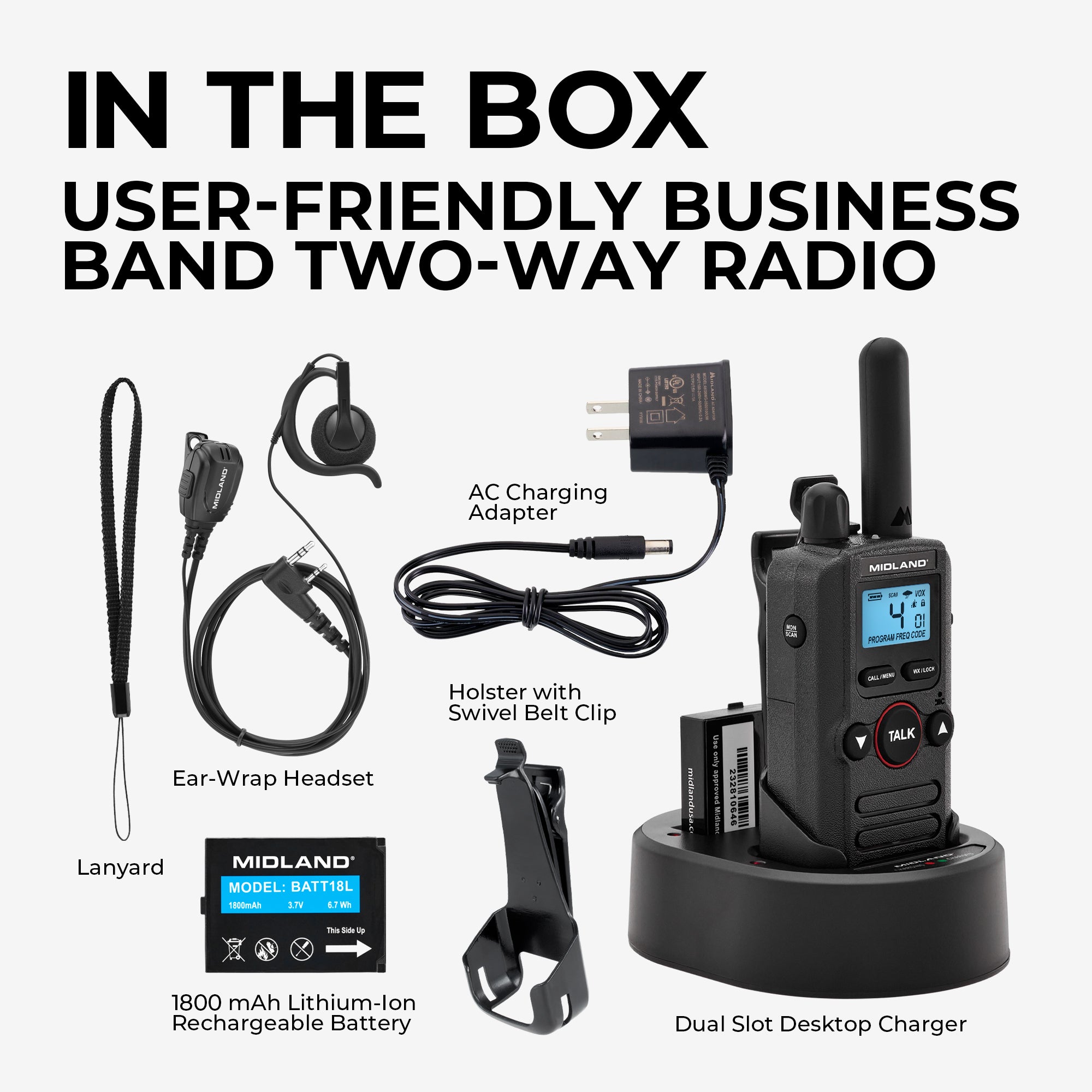 BR180 BizTalk Business Band Two‑Way Radio - BR180 - Image 7