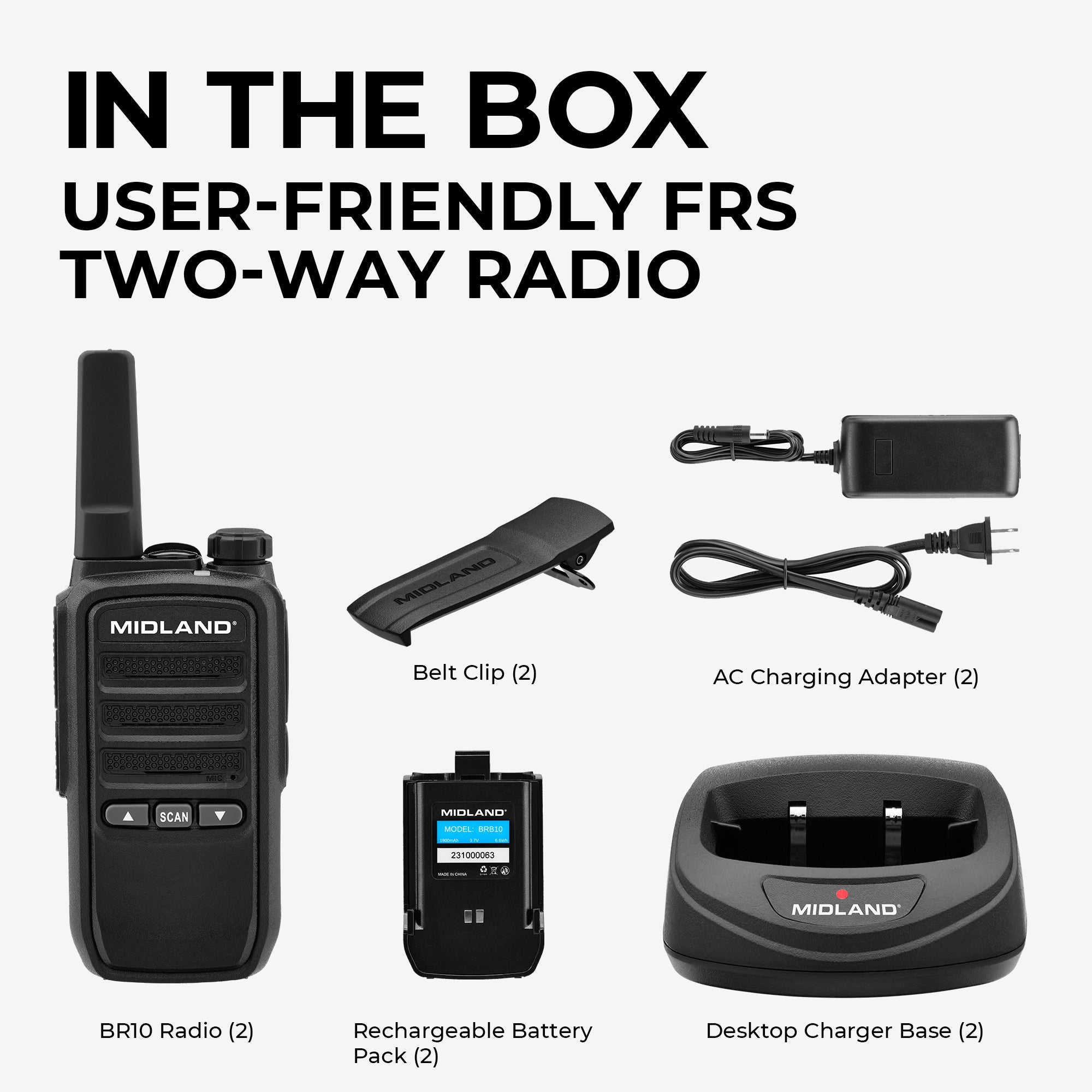 BR10 BizTalk FRS Heavy‑Duty Business Radio 2‑Pack - BR10X2 - Image 7