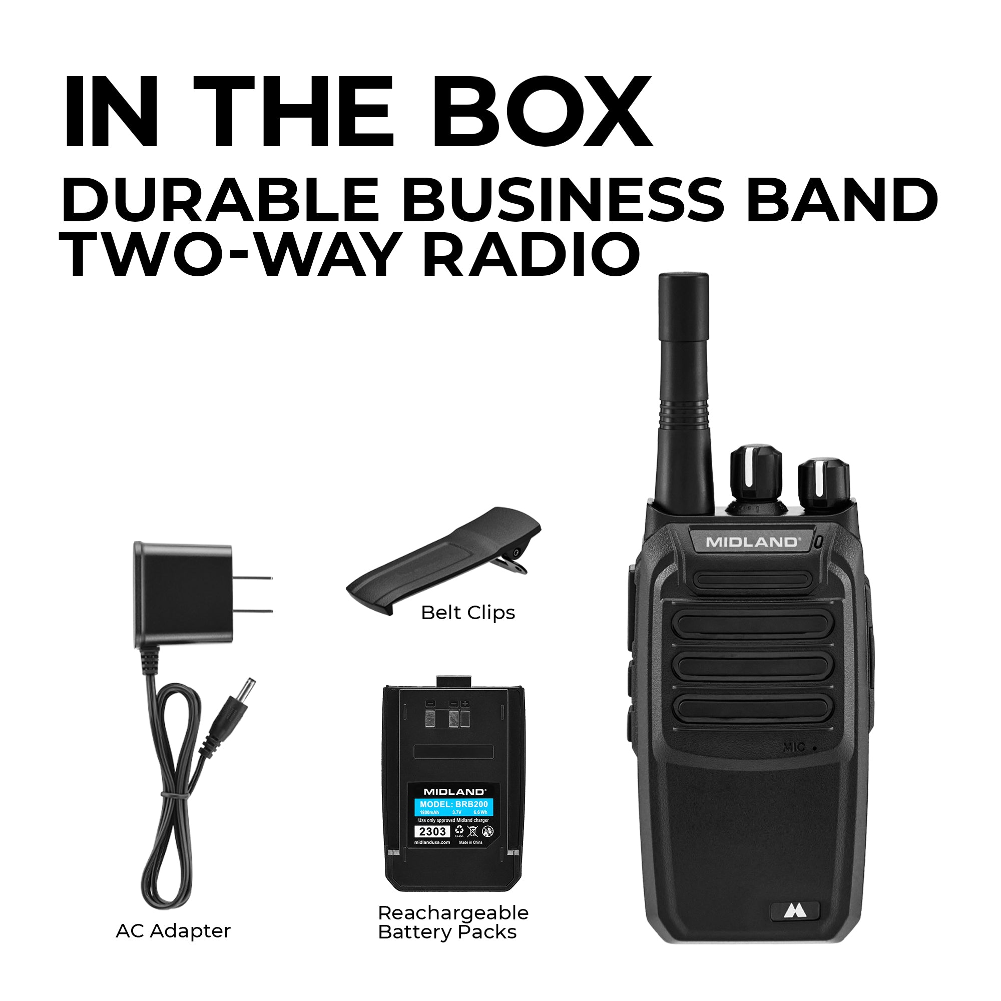 BR200 BizTalk Business Band Two-Way Radio - BR200 - Image 5