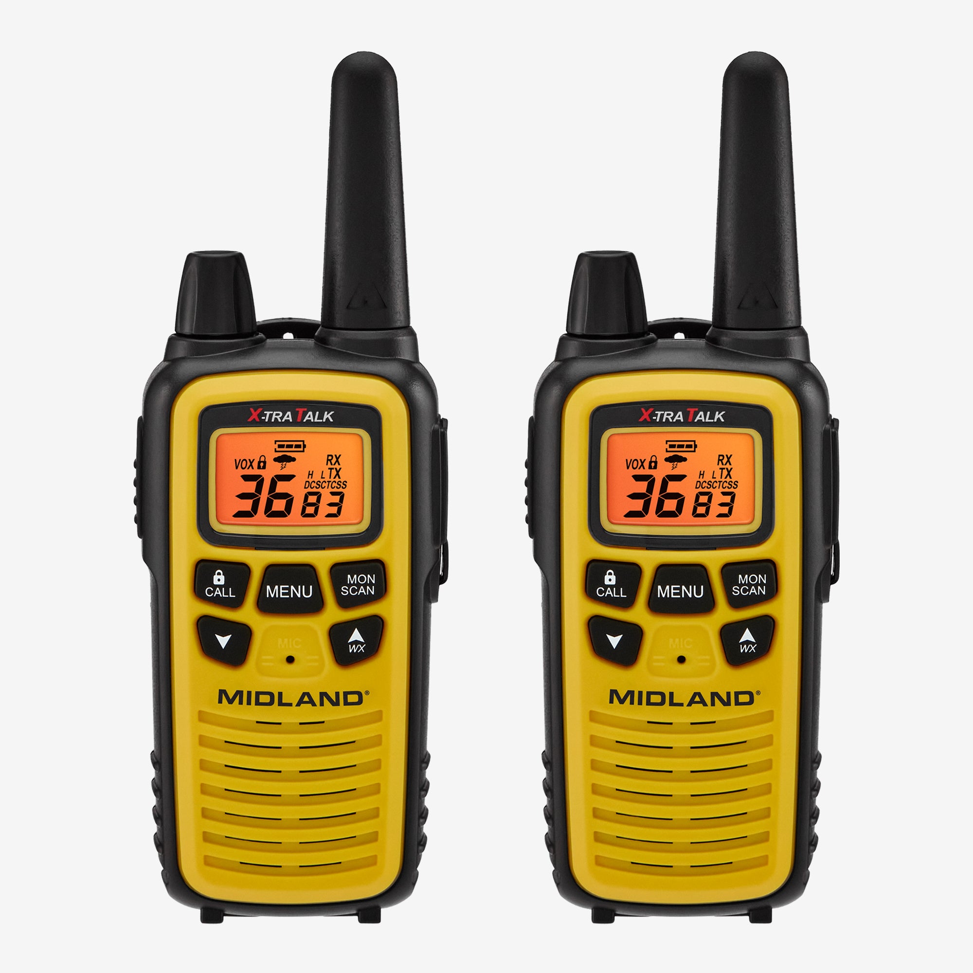 LXT630 FRS License‑Free Walkie Talkie 2-Pack Yellow - LXT630VP3