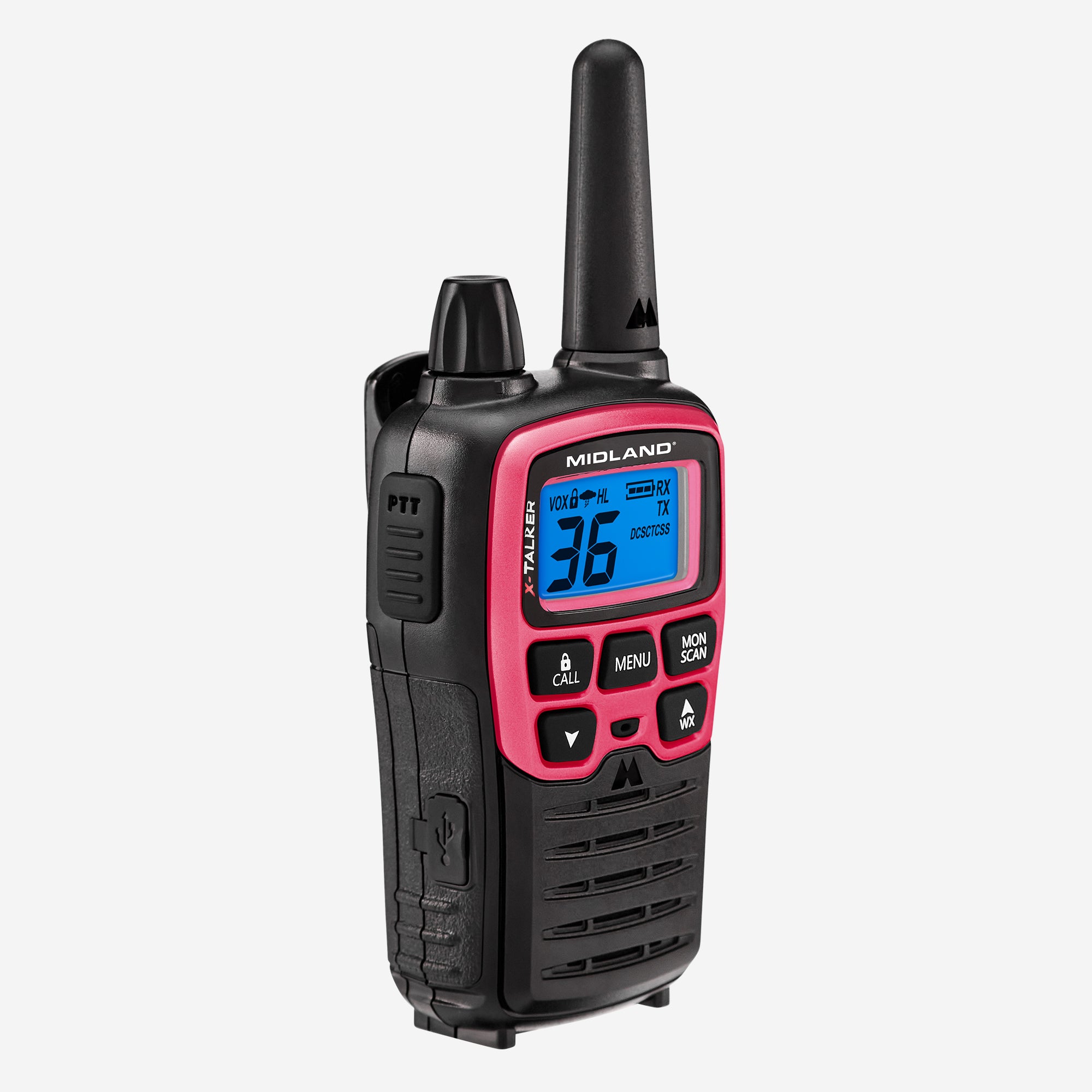 T71 X-Talker FRS Walkie Talkie 2-Pack Pink - T71PNK - Image 5